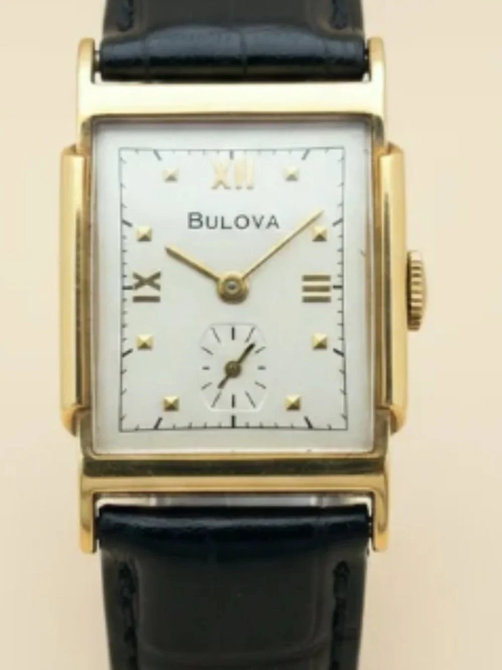 Gent's Bulova 14k Yellow Gold Mechanical Wind Watch